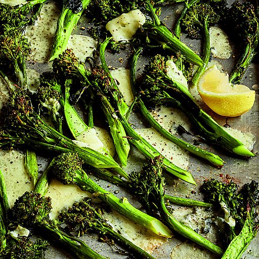 Roasted Broccolini & Cheddar